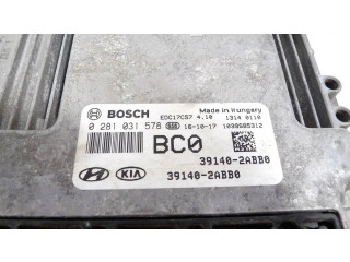 Řídící jednotka 391402ABB0, 0281031578   Hyundai i30 2016