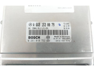 Блок управления двигателя 0281010752, 0281010752 Mercedes-Benz A W168