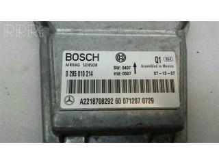 Блок подушек безопасности A2218708292   Mercedes-Benz S W221