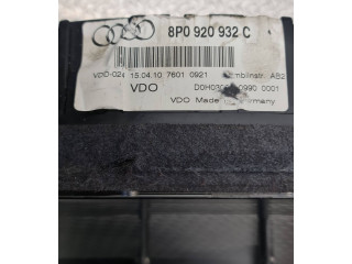Панель приборов 8P0920932C Audi A3 S3 A3 Sportback 8P