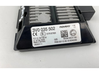 Модуль беспроводной зарядки 3V0035502   Skoda Octavia Mk3 (5E)