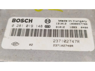 Блок управления двигателя 237102747R, 1039S57788 Renault Clio IV