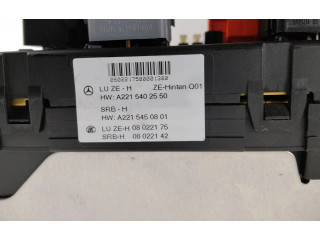 Pojistková skříňka A2215402550, A2215450801 Mercede-Benz S W221 2006