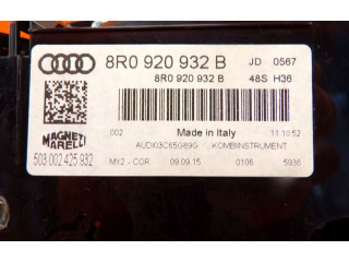 Панель приборов 8R0920932B, 8R0920932B Audi Q5 SQ5