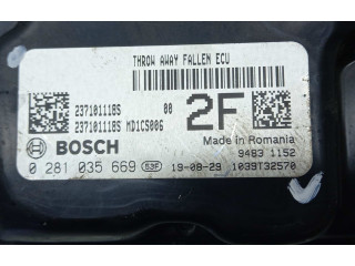 Блок управления двигателем Блок управления 237104328S, 237101118S Dacia Dokker