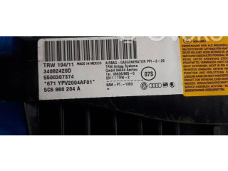 Подушка безопасности пассажира 5C6880204A, 34082420D Volkswagen Jetta VI