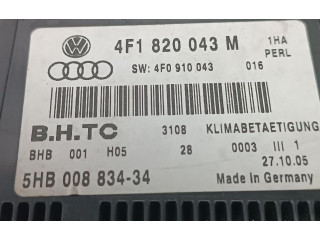 Блок управления климат-контролем 4F1820043 Audi A6 S6 C6 4F
