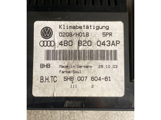Блок управления климат-контролем 4B0820043AP, 5HB00760461   Audi A6 S6 C5 4B