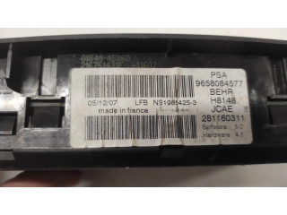 Блок управления климат-контролем 9658084577, 281160311 Citroen C4 I