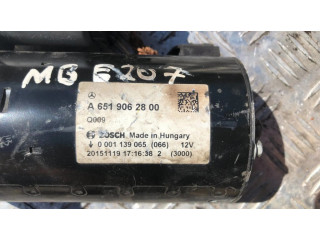 Стартер  A6519062800, 0001139065   Mercedes-Benz E C207 W207