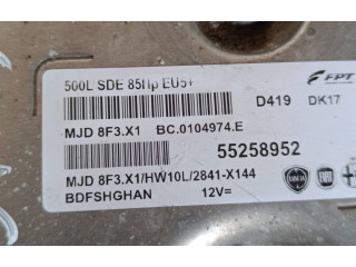 Блок управления двигателя 55258952, BC0104974E   Fiat 500L