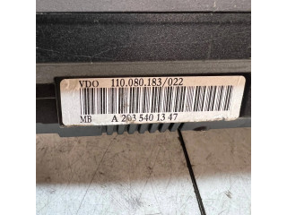 Přístrojová deska Mercedes-Benz C W203 2004 A2035401347, 110080183