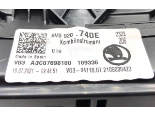 Панель приборов 6V0920740E   Skoda Fabia Mk3 (NJ)       