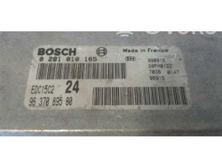 Блок управления двигателя 0281010165, 9637089580 Citroen Xantia