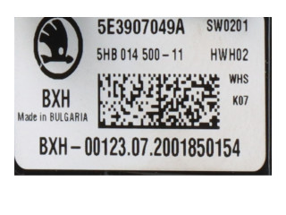 Блок управления кондиционера воздуха / климата/ печки (в салоне)       Skoda Octavia Mk4  2019 -  года   