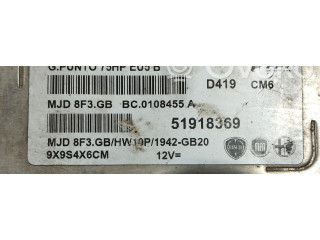 Řídící jednotka 51918369, 51918369   Fiat Punto Evo 2010