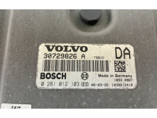 Блок управления двигателем Блок управления 30729826A, 0281012103 Volvo S60