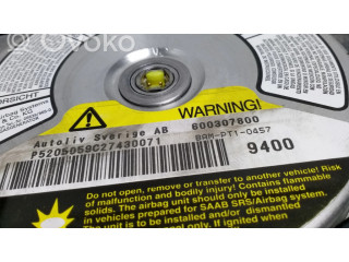 Подушка безопасности водителя 600307800, P5205059C27430071 Saab 9-3 Ver1