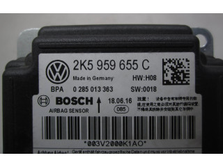 Блок подушек безопасности 2K5959655C, 0285013363   Volkswagen Caddy