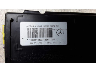 Подушка безопасности в сиденье A1668601602, 1668601602   Mercedes-Benz ML W166
