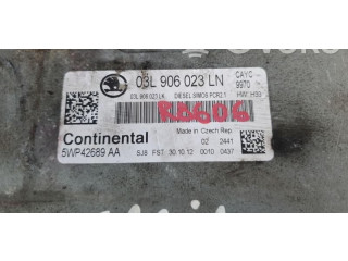 Блок управления двигателем Блок управления 03L906023LK, 03L906023LK.   Skoda Rapid (NH)