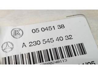 Pojistková skříňka A2305454032 Mercedes-Benz SL R230 2009