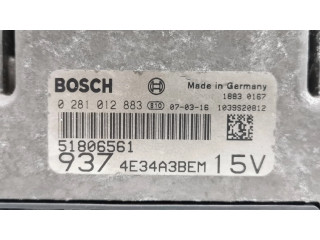 Блок управления двигателя 51806561, 0281012883   Alfa Romeo GTV