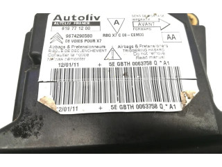 Блок подушек безопасности 9674290580, 619771200   Citroen C5