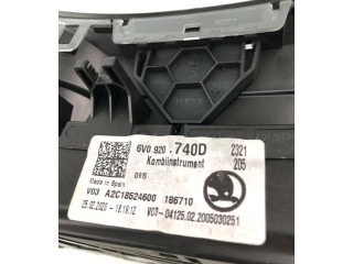 Спидометр (приборный щиток) 6V0920740D Skoda Fabia Mk3 (NJ)