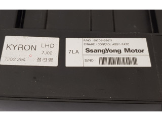 Блок управления климат-контролем 6870009071, 7J02294 SsangYong Actyon sports I