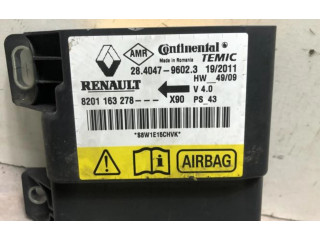 Блок управления надувных подушек 8201163278, 8201163278 Dacia Logan I