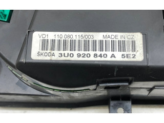 Панель приборов 3U0920840A, 110080115 Skoda Superb B5 (3U)