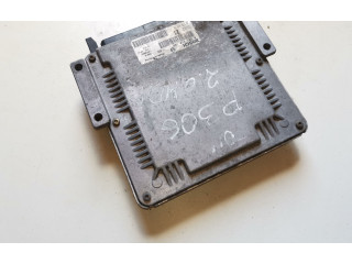 Блок управления двигателя 0281010162, 9637089680 Peugeot 306