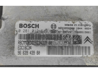 Řídící jednotka 0281012619, 9663943980 Citroen Berlingo 2007