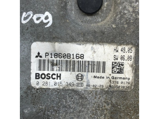 Блок управления двигателя P1860B168, 0281015349 Mitsubishi Colt