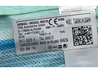 Боковая подушка безопасности 5E0880742, 34116229A Skoda Octavia Mk3 (5E)