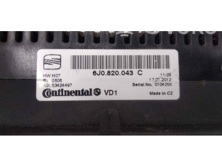 Блок управления климат-контролем 6J0820043C   Seat Ibiza IV (6J,6P)