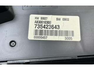 Блок управления климат-контролем 735423643, 735423643 Fiat Idea