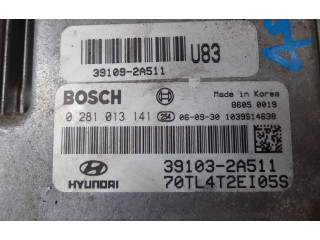 Блок управления двигателем Блок управления 39103-2A511, 0281013141   Hyundai Getz