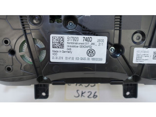 Панель приборов 517920740D, 517920740D   Volkswagen Golf Sportsvan       