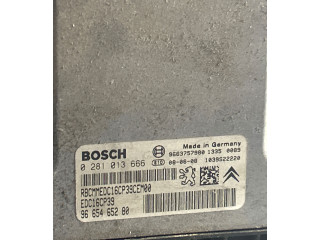 Блок управления двигателя 9663757980, 0281013666 Citroen C-Crosser