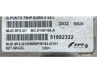 Řídící jednotka 51892322, 51892322 Fiat Punto Evo 2010