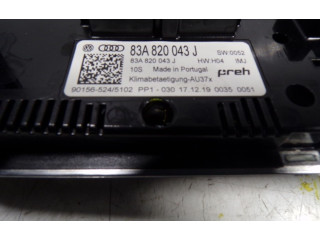 Блок управления климат-контролем 83A820043JIMJ, 83A820043J   Audi A1
