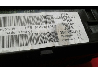 Блок управления климат-контролем 9658084577, 281160311 Citroen C4 I