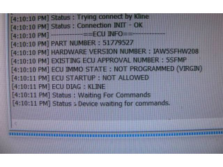 Блок управления двигателя IAW5SF.MP, 51779527 Fiat Albea