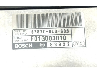Блок управления двигателя 37820RL0G06, 0281014809 Honda Accord