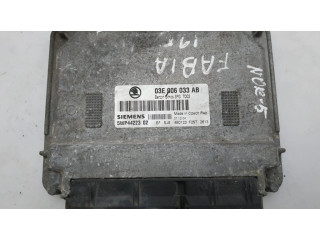 Řídící jednotka 03E906033AB, 5QP4422302 Skoda Fabia Mk1 (6Y) 2005