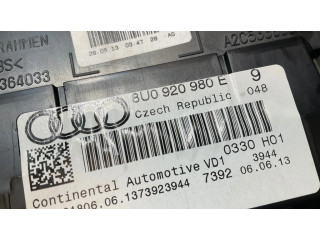 Панель приборов 1373923944, 8U0920980E Audi Q3 8U