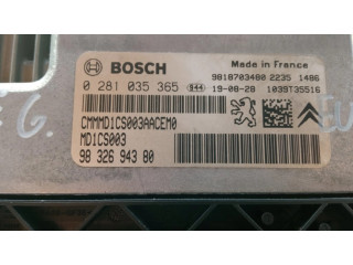 Řídící jednotka 0281035365, 9832694380 Citroen Berlingo 2019