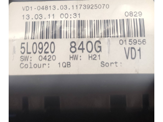 Спидометр (приборный щиток) 5L0920840G, A2C53296331 Skoda Yeti (5L)